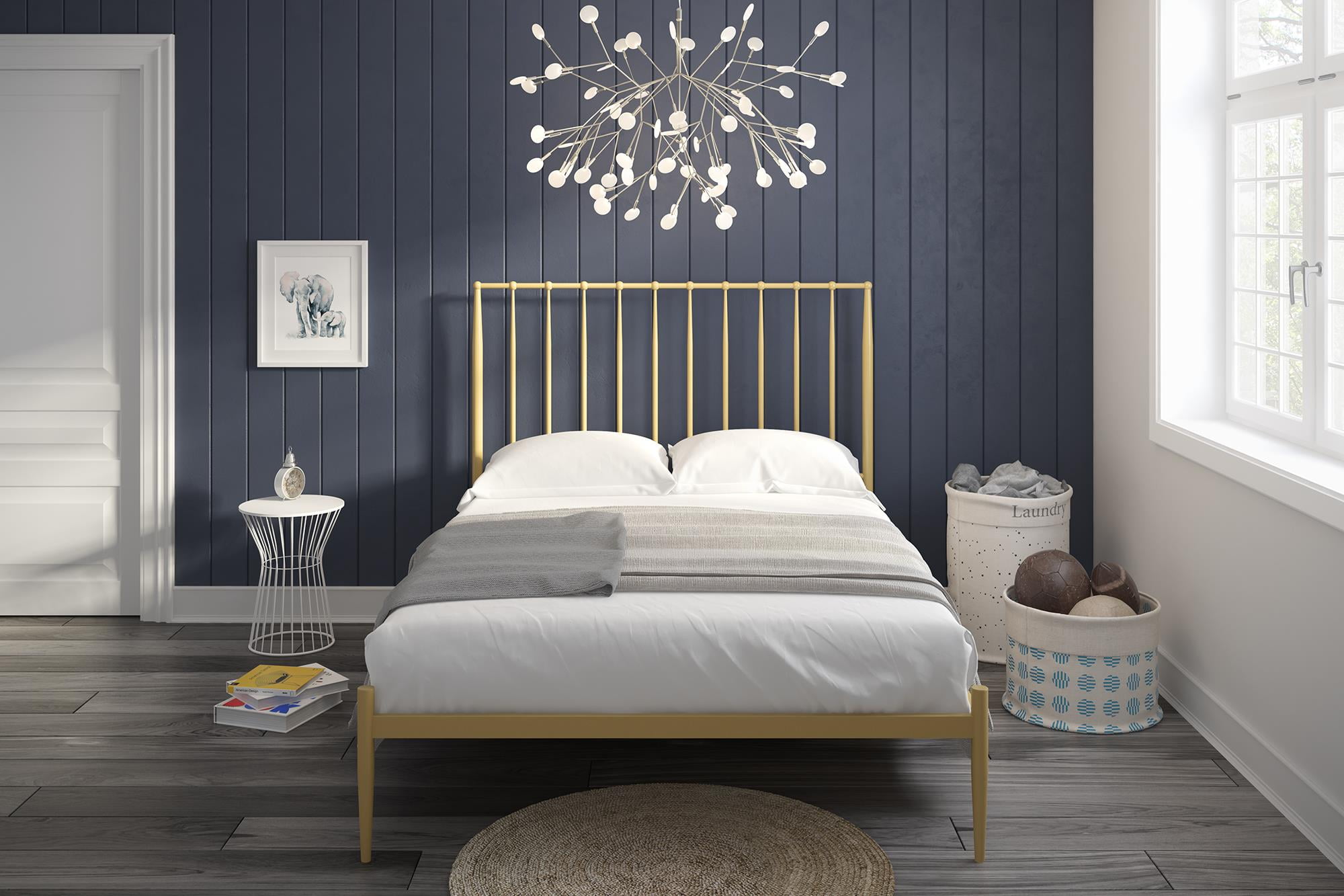 DHP Giulia Modern Metal Bed, Gold, Twin - Walmart.com - Walmart.com