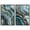 Black Frame, variant on Oceanic Geode Set Canvas Print Geode Wall Decor Set by Art Remedy, Gold Frame, 20 x 30