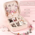 thumbnail image 3 of iMucci Charm Bracelet Making Kit - Girls DIY Beaded Jewelry Making Kit, Unicorn Mermaid Series Charms Gifts Set for Girls Crafts, with a Portable Bracelet Organizer Box, 3 of 6