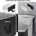 thumbnail image 4 of Clearance Large Breathable Fabric Storage Bag with Zipper and Transparent Window for Clothes, Quilts, and Bedding, 4 of 6