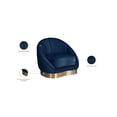 thumbnail image 2 of Meridian Furniture Shelly Navy Velvet Chair, 2 of 8