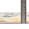 thumbnail image 5 of Unique Loom Bloom Collection Area Rug - Celosia (7' 10" Square Pink/Ivory), 5 of 7