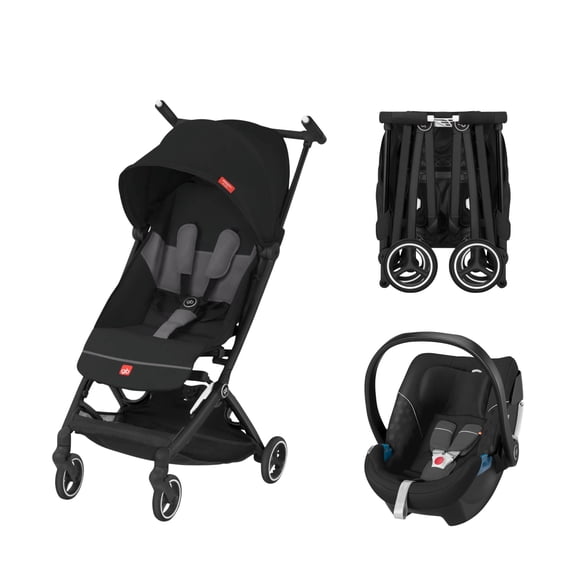 Sistema De Viaje Bebe Carriola Compacta Gb Pockit+ All City con Autoasiento Portabebe Gb Artio