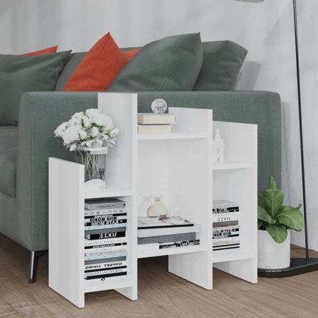 Walmeck Side Cabinet White 23.6 x10.2 x23.6  Engineered Wood