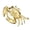 B, variant on Brass Crabs Figurines Statues Shelf Decors Accent Crabs Decorative Objects Tabletop Centerpieces Home Decoration