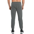 thumbnail image 6 of BROKIG Mens TrianLoop Gym Joggers, Lightweight Casual Fit Sport Track Pants, Workout Athletic Sweatpants With Zipper Pocket(Medium,Dark Gray), 6 of 6