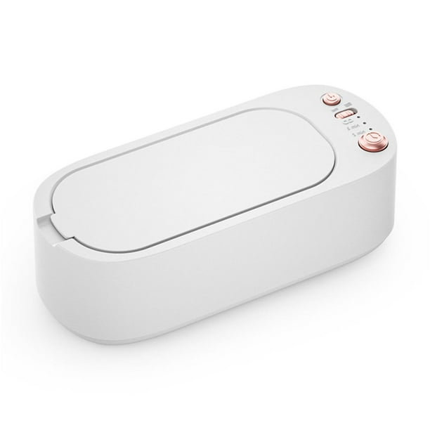 Yhmxh Máquina de limpieza por ultrasonidos con ajuste de intensidad y sincronización de tres velocidades, multifuncional para el hogar, para limpiar joyas, aparatos dentales y cepillos de dientes.