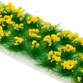 thumbnail image 2 of Tuftes de Gazon en Grappe de Fleurs Modèle de Paysage Statique Décorations DIY Chemin de Fer Miniature Jaune, 2 of 7