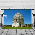 thumbnail image 2 of ABPHOTO Polyester 7x5ft Pisa Church Backdrop Pisa Dome Religious Architecture Photography Background and Studio Photography Backdrop Props, 2 of 5