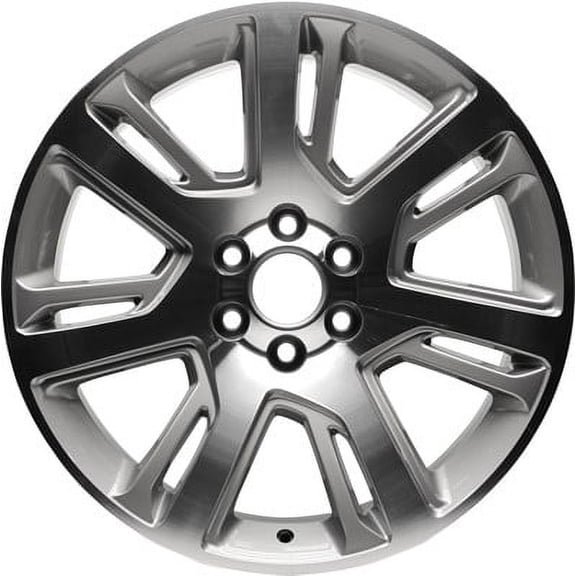 KAI 22 X 9 New Aluminum Alloy Wheel Replica, Machined And Silver, Fits 2015-2020 Cadillac Escalade