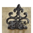 thumbnail image 4 of Lulu Decor, Cast Iron Fleur De Lis Door Stop, Door Stopper in Antique Black Finish, Beautiful and Useful Product (1), 4 of 6