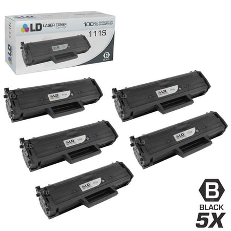 Compatible Replacements for Samsung MLT-D111S Set of 5 Black Laser Toner Cartridges for use in Samsung Xpress M2020W, and M2070FW s
