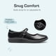 thumbnail image 4 of Zapatos tipo Mary Jane para niñas DREAM PAIRS Talla 11 Negro KFL217, 4 of 8