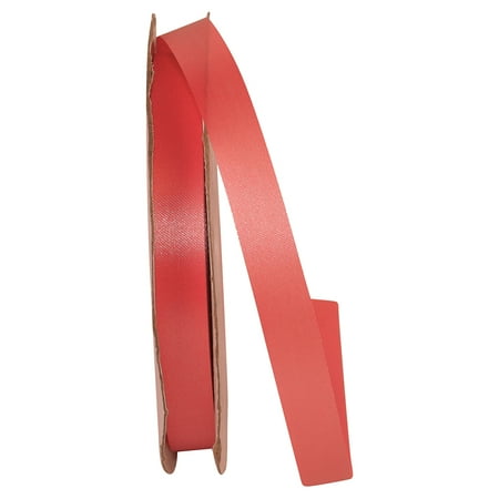 UPC: 0840108864469 | JAM Paper All Occasion Satin Coral Polyester Ribbon  3600  x 0.62