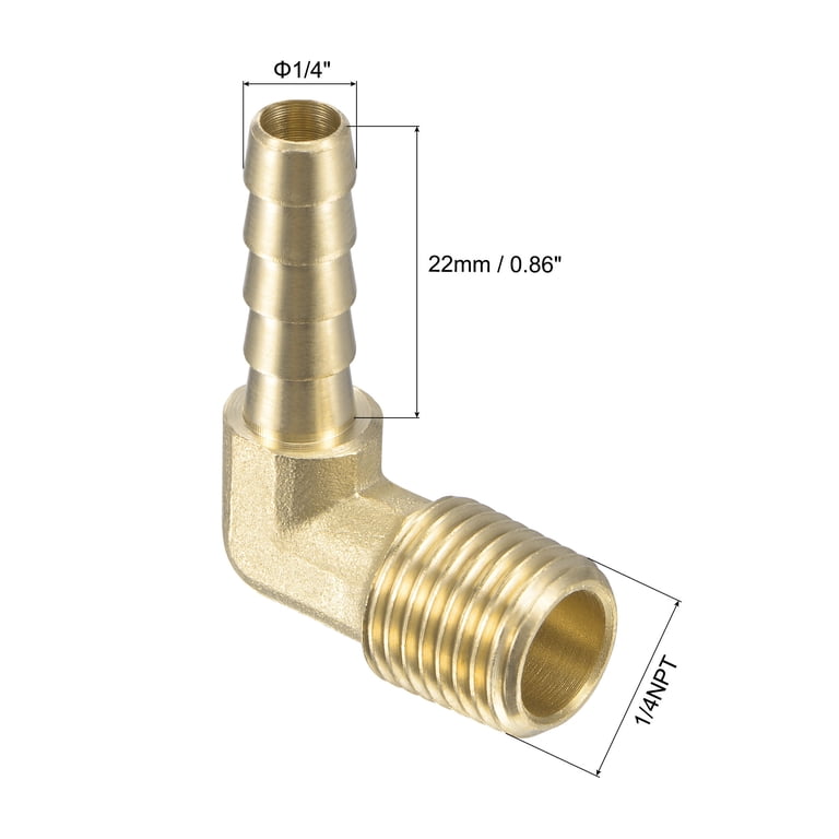 RACCORDO RUBINETTI BENZINA 90° 7/16 GAS X /1/4 TUBO