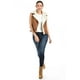 thumbnail image 5 of Chaleco tipo biker con borrega Roman Fashion /Juvenil, 8343 (Chedron) cafe G, 5 of 5