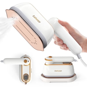 Loheer 1300W Travel Steamer, 15-Second Heat-Up