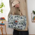thumbnail image 6 of Hsqqdc Floral Print Canvas Tote Bag, Large Capacity Work Shoulder Handbag, 6 of 7