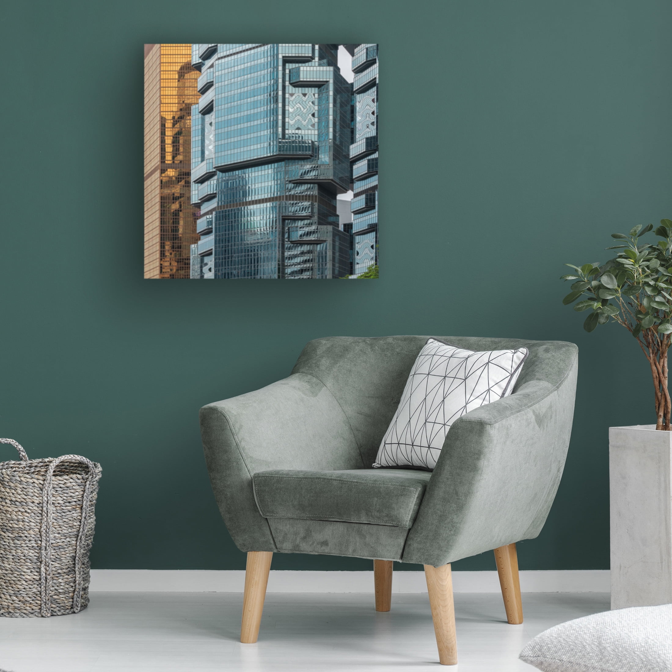 Canvas Wall Art - Wayne Pearson 'Shaping Up' Wall Art for Living Room, Bedroom, or Office D?cor by Trademark Fine Art - 24 x 24 Inches
