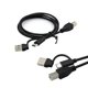thumbnail image 2 of Universal USB + TYPE C Male to USB Type B Male Cable for Phone Printer Scanner, 2 of 5