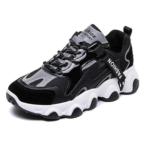 Femmes Casual Platform Sneakers Mesh Respirant léger Chunky Chaussures de course à pied doux