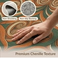 thumbnail image 6 of ODIKA Orange Flowing Burnt Earthy Decorative Balanced Rhythm Motif for Playroom, Bedroom, Reading Nook, Pet Friendly & Kids Safe Play, 6 of 7