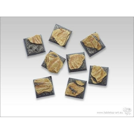20mm Square Base - Shale Ground New (Best Crystals For Shale)