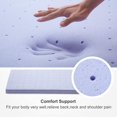 thumbnail image 4 of Mecor 4 Inch 4" 100% Gel Infused Memory Foam Mattress Topper - CertiPUR-US Certified Foam-Twin Size Bed Topper for Side, Back, Stomach Sleepers-3 Year Warranty-Purple, 4 of 9