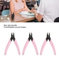thumbnail image 3 of Saluaqui 3pcs Cuticle Trimmer, Portable Cuticle Cutter Set,  Pedicure Manicure Nail Tool with Anti Slip Handle, Automatic Rebound, Nail Cuticle Clippers for Salons, Home Use, 3 of 7