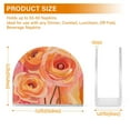 thumbnail image 4 of Yayeee Napkin Holder for Table Set of 2 Kitchen Paper Tissue Organization, Pink Flowers, 4 of 8