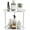 White 2 Tier, variant on ANHXN Bathroom Counter Organizer, Vanity Organizer Corner Shelf, Skincare, Makeup Countertop Organizers, Kitchen, Bathroom Counter Storage