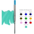 thumbnail image 4 of shiyou-Ballpoint Refill to Fit Parker Ballpoint Pens, Medium Point, Soft Roll, Turquoise, 2-Pack (P132TQ), 4 of 4