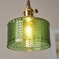 thumbnail image 4 of Hanging Lamps For Living Room Plug In Japanese Style Nordic Style Glass Dining Room Kitchen Island Guesthouse Glass Green Swag Light Hanging Lamps That Plug Into Wall Outlet, 4 of 4