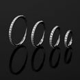 thumbnail image 5 of ASTM F136 Titanium 20g Piercing Jewelry Hoop 6mm 8mm 10mm 12mm for Forward Helix, Helix, Tragus, Rook, Conch, Lobe, 5 of 7