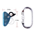 thumbnail image 3 of Dalazy 2pcs Outdoor Tool Rope Grabber Mountaineering Rescues Ropes Grab with Spring Tensioned Pin Hiking Travel Accessory Equipment, 3 of 6