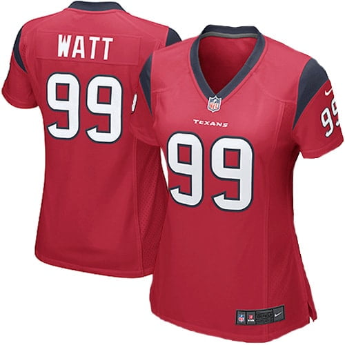 JJ Watt Houston Texans Nike Women's Game Jersey - Red
