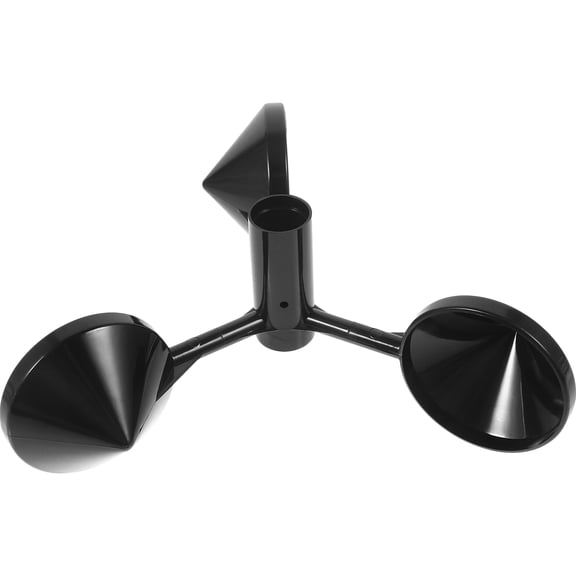 HEANUJJ Anemometer Wind Speed Meter Black Cup or Durable Small Size Easy Installation