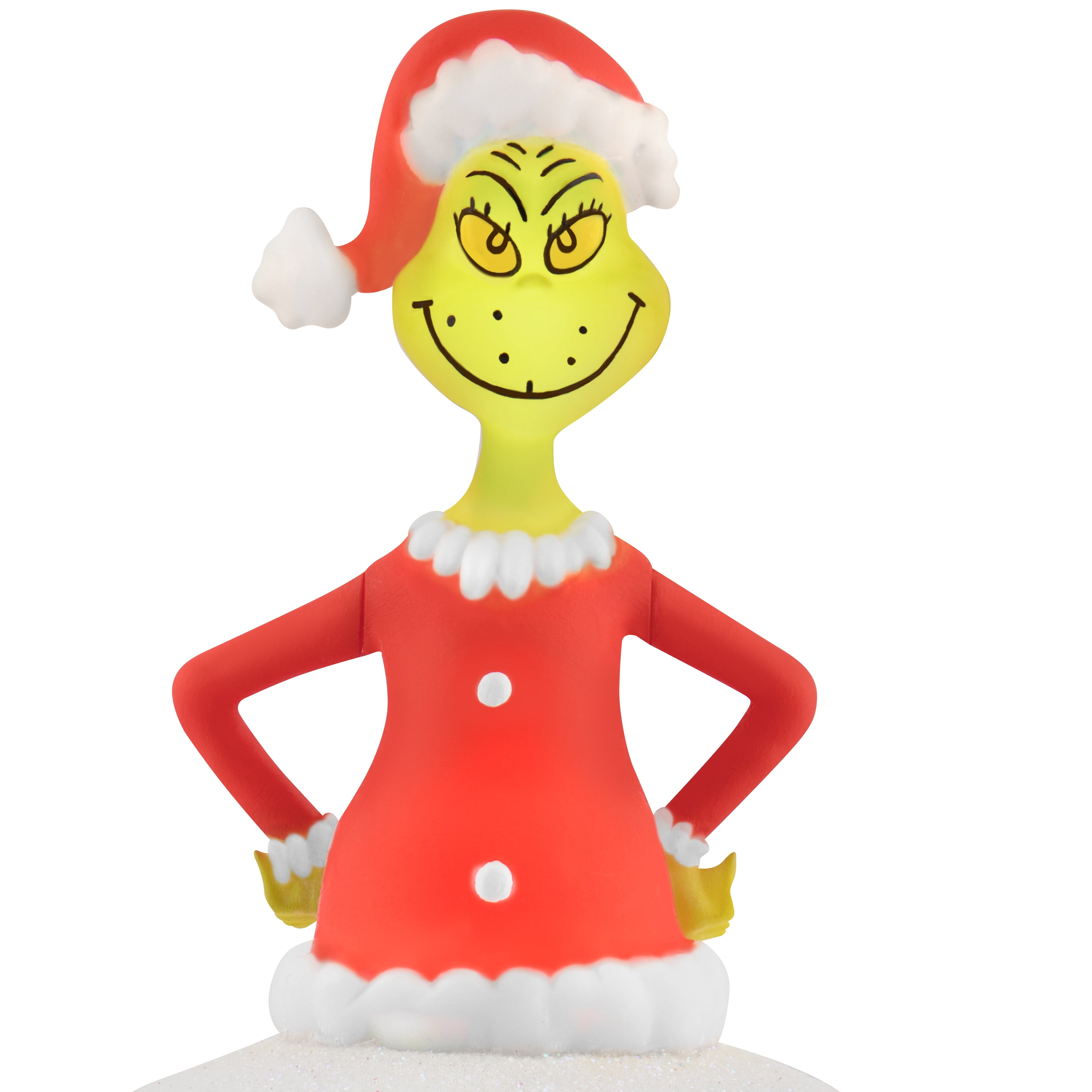 Christmas Tabletop Shadow Lights Projector Lights Holiday Decor with Grinch Topper by Dr. Seuss