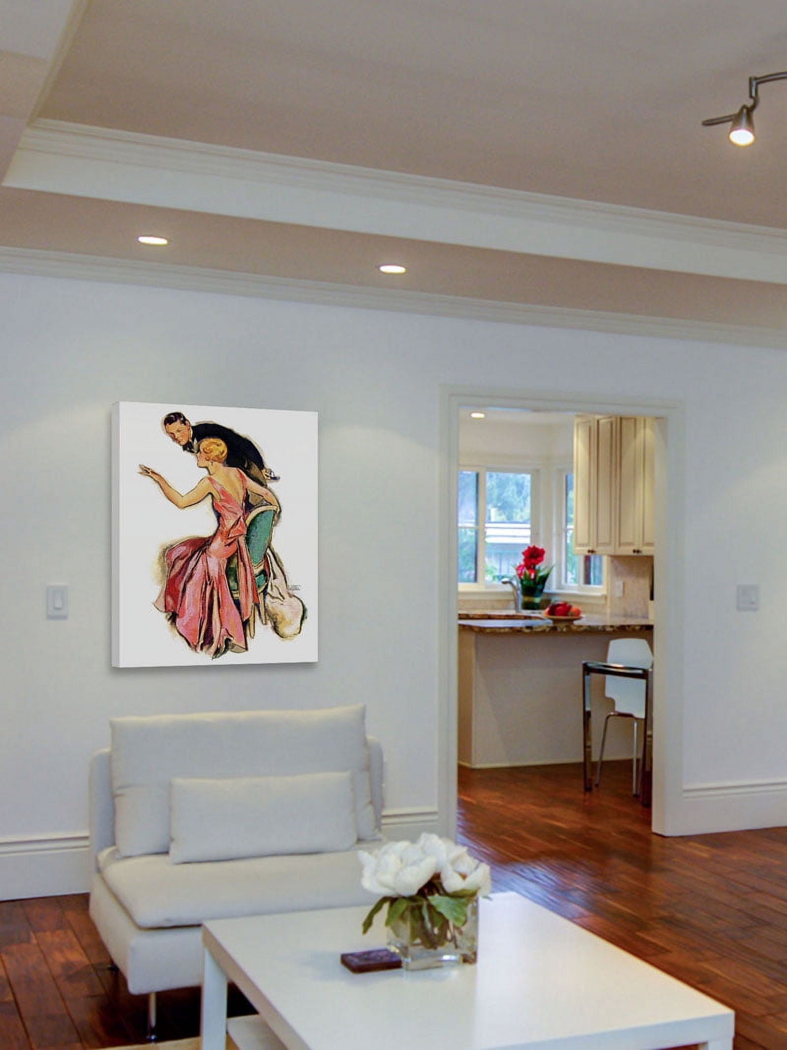 Marmont Hill "Engaged Couple" by John LaGatta Painting Print on Canvas
