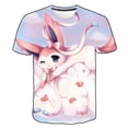 thumbnail image 1 of Camisetas con estampado de dibujos animados para niños y niñas, camisetas de manga corta para niños, ropa de verano para niños y gatos Gao Jinjia LED, 1 of 1