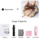 thumbnail image 5 of LHSHID Tote Bag for Women Cute Canvas Shoulder Bag Summer Vibe Beach Bag Casual Handbag Bohemian Hobo Bag with Tassels, 5 of 6