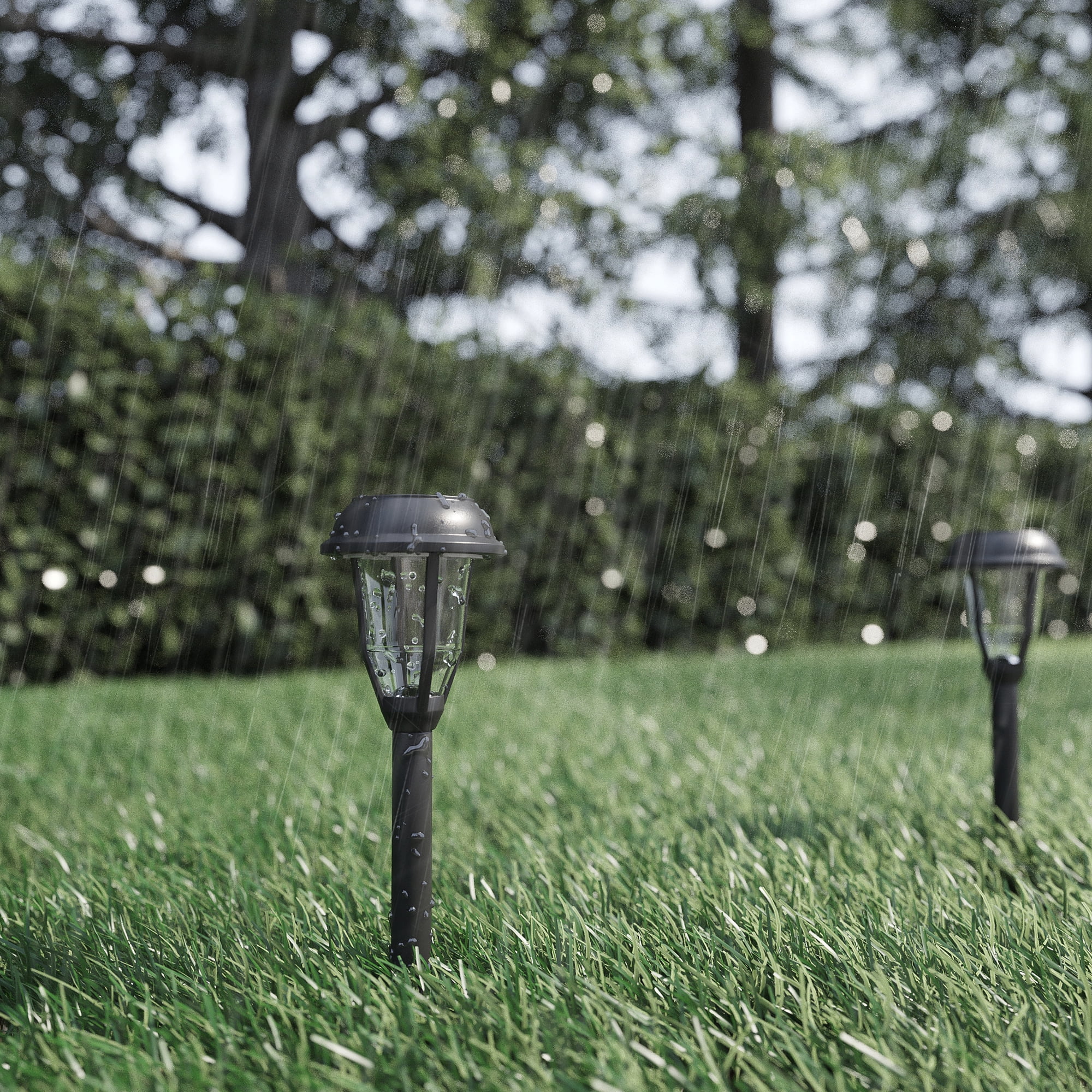 FKHouse Solar Path Lights Outdoor, LED Garden Lights Solar Pathway Lights Outdoor (8 Pack, Warm White)