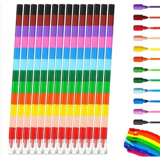 Aozora Baby Color Stackable Crayon Bit - 12 Basic Color Set (Japan Import)