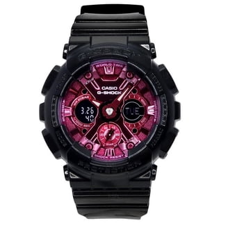 Casio G-Shock Analog Digital Resin Strap Burgundy Dial Quartz GMA