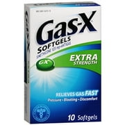 Gas-X Simethicone Softgels Antigas Extra Strength Relief, 10ct, 3-Pack