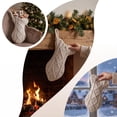 thumbnail image 3 of Cat Christmas Stocking Gift Bag, Knit Christmas Stocking for Pets Christmas Decorations, Fish Shape Hanging Christmas Stocking for Pets Xmas Holiday Party Decorations, 3 of 4