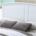 thumbnail image 5 of Modern White Upholstered Queen Bed Frame, Platform Bed with Wood Slats & Headboard, No Box Spring, Easy to Assemble, 5 of 5