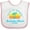White and Pink, variant on Inktastic Summer Enjoy the Sunshine Manhattan Beach California in Blue Boys or Girls Baby Bib