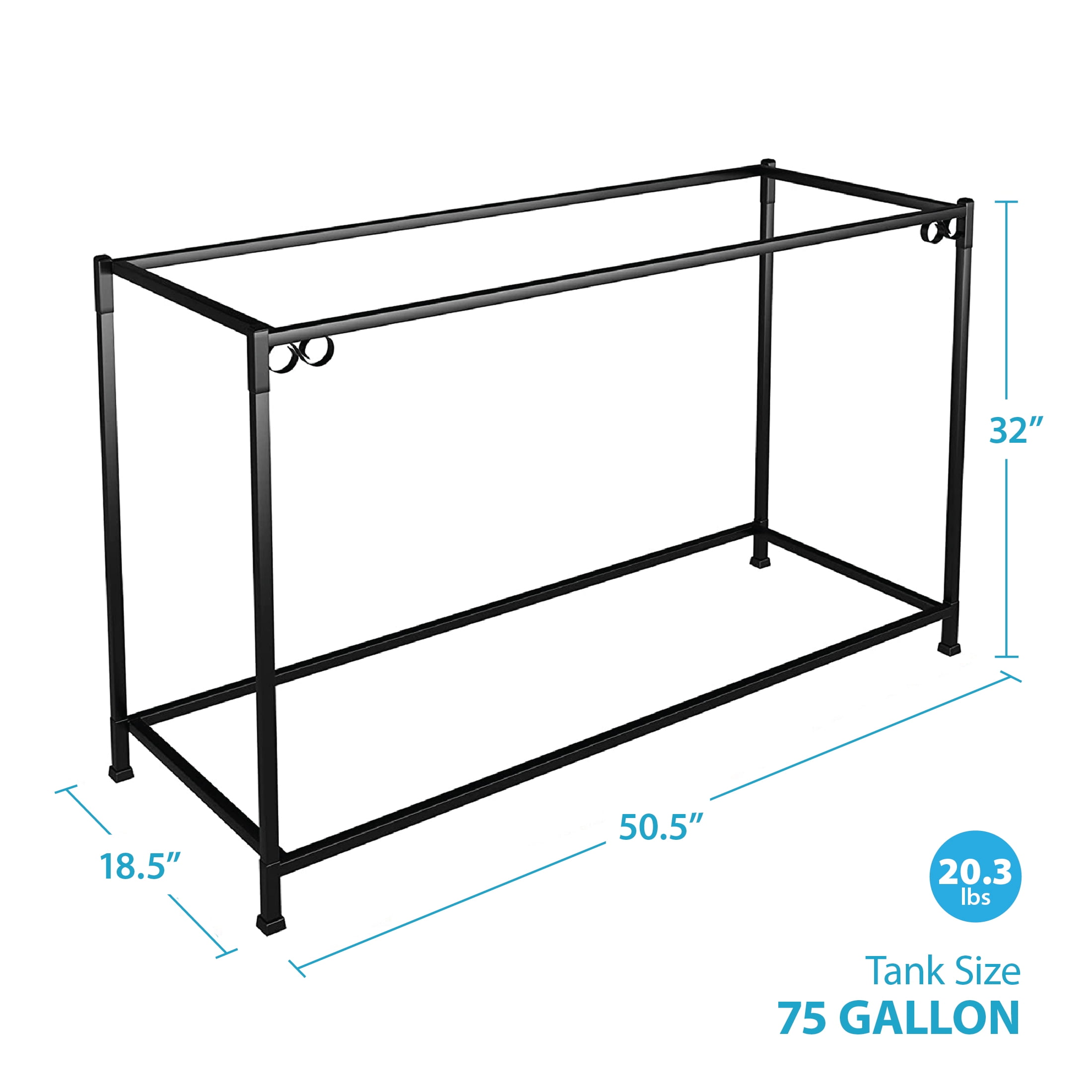  imagitarium Brooklyn 55 Gallon Metal Tank Stand : Pet Supplies