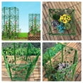 thumbnail image 7 of 6Pcs Tall Garden Trellis Fence Panels Metal Folding Flower Bed Grid Lattices, 7 of 7